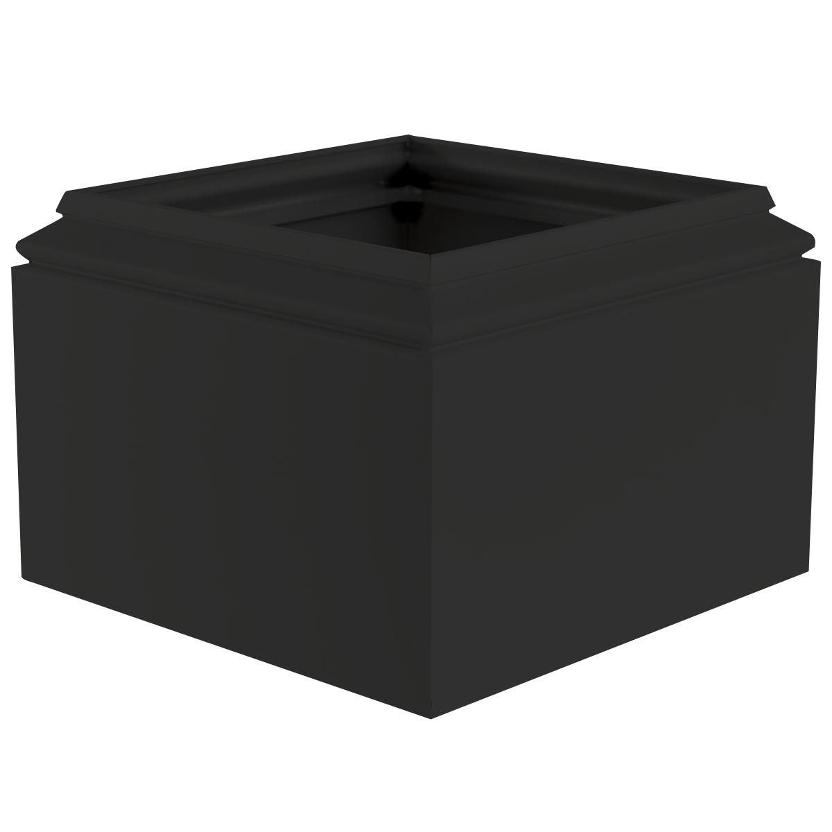 NATCHEZ BLACK TEX ALUM CAP & BASE SET - LWI Supply - Montgomery